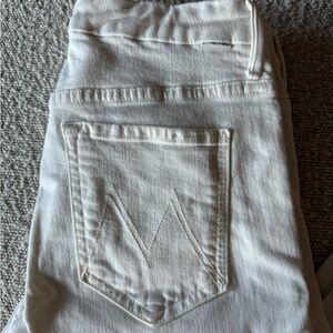 MOTHER White Skinny Jeans